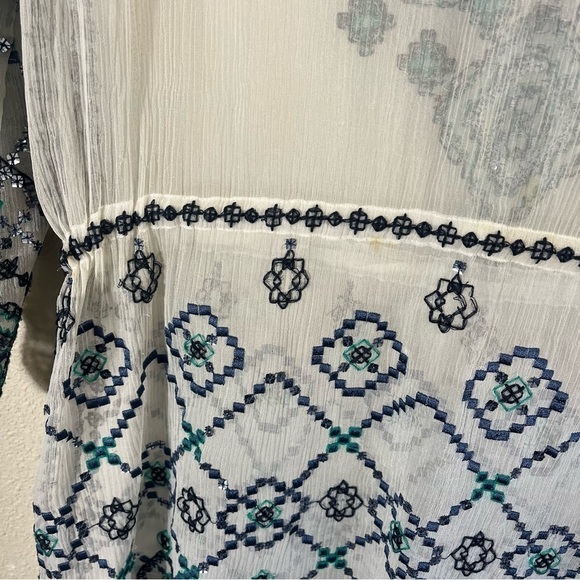 CALYPSO ST. BARTH Velsia Silk Embroidered Tunic Swim Coverup - Picture 11 of 16